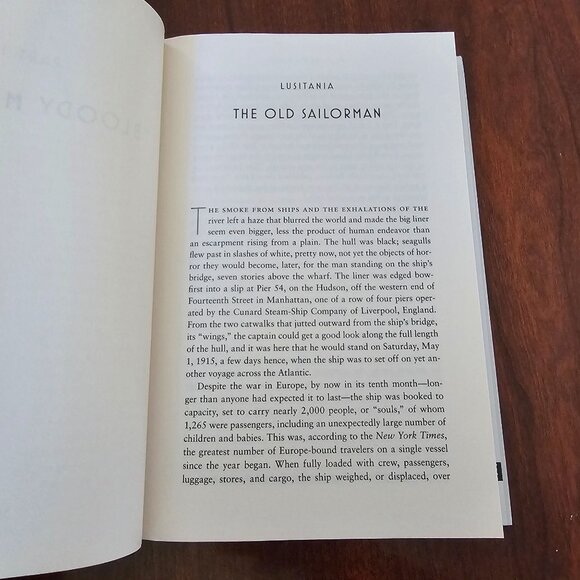 Dead Wake: The Last Crossing Of The Lusitania By Erik Larson Signed Hardcover - Picture 8 of 13